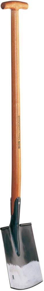 Rex-Freizeitspaten mit Tritt u. Eschen-T-Stiel