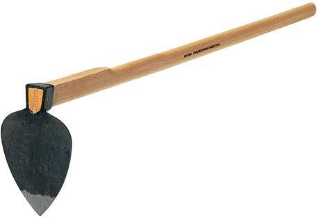 Herzhacke, schmal, Gr. 0 mit Eschenstiel 135 cm