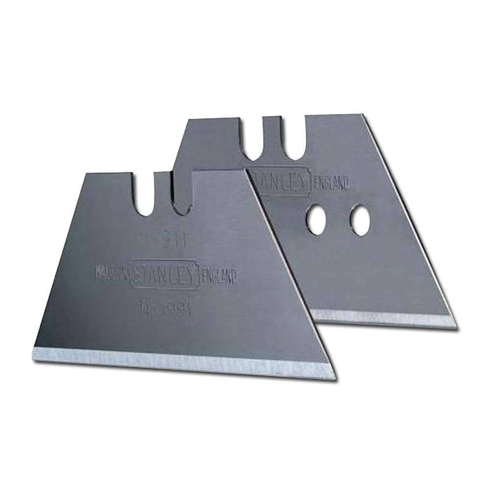 Ersatz Trapezklingen, Stanley - LxBxH 62 x 19 x 0,65 mm - Nr 1-11-921 - ohne Lochung - 100 Stück in Kunststoffbox