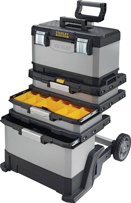 Rollende Werkstatt B568xT389xH893mm Ku.u.Metall abnehmbare Werkzeugbox STANLEY