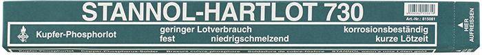 Hartlot 730 Nr. 813081 (Kupfer-Phosphorlot) 1 kgStannol - Artikel: 4006062150819
