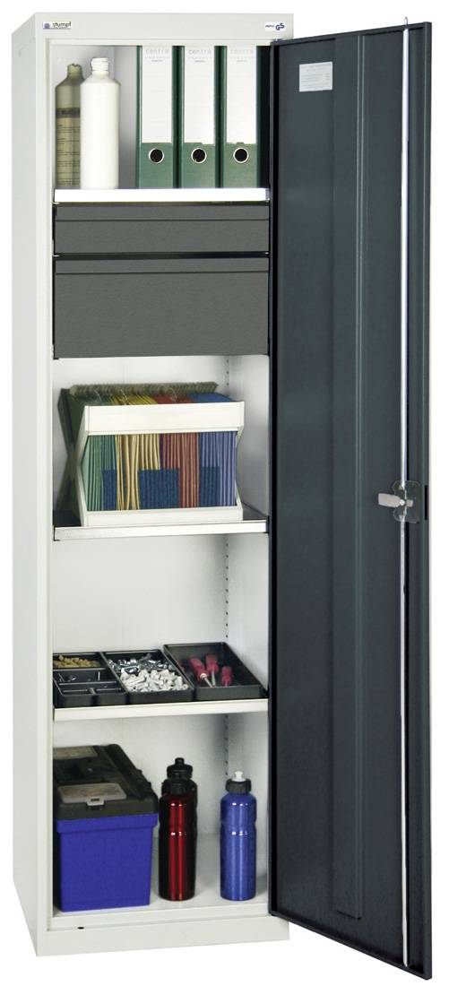 TM Werkzeug- und Materialschrank 3000, RAL 7035/7016, 2 Schubladen, 3 Wannen 300 3005771