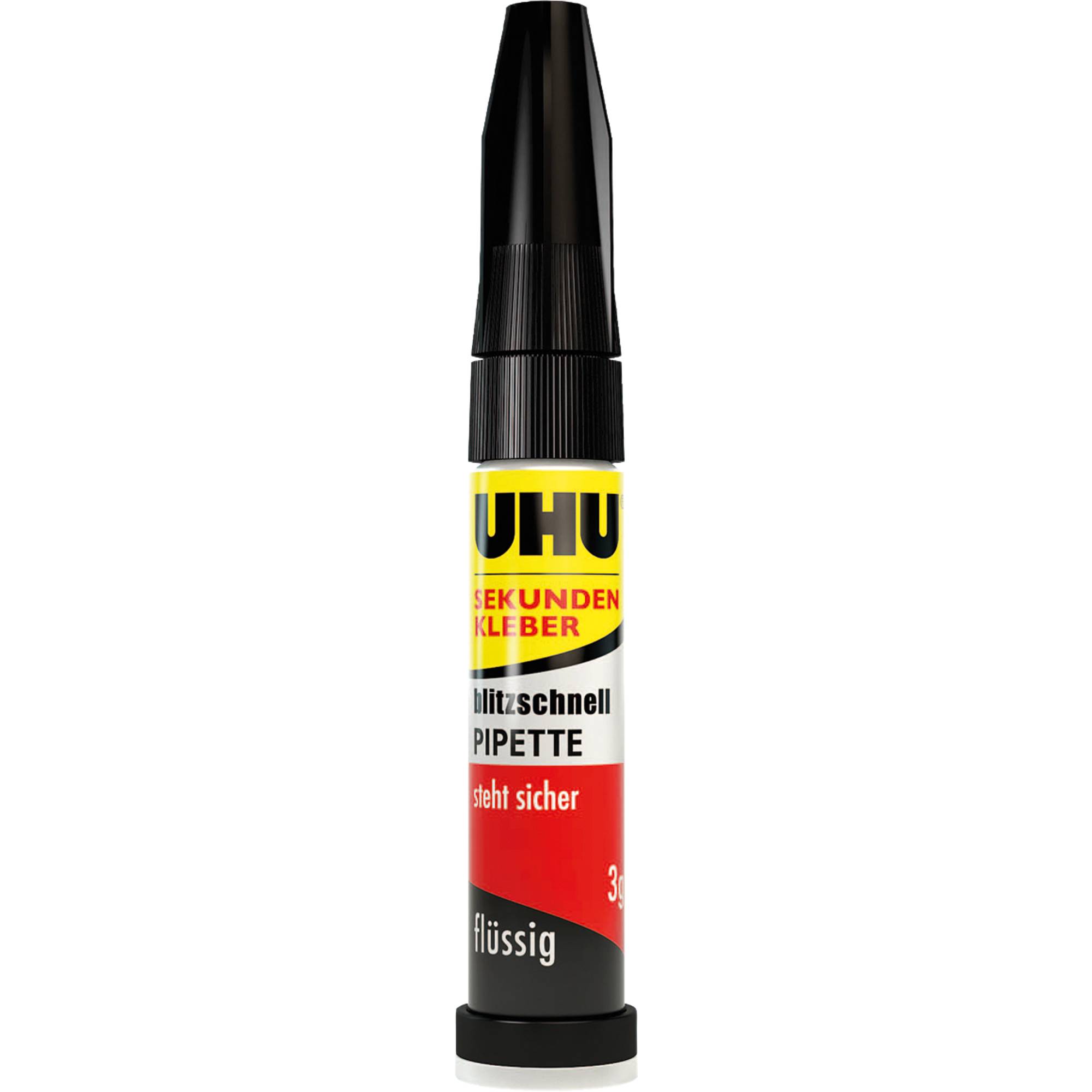 UHU Sekundenkleber blitzschnell PIPETTE 45570 3g