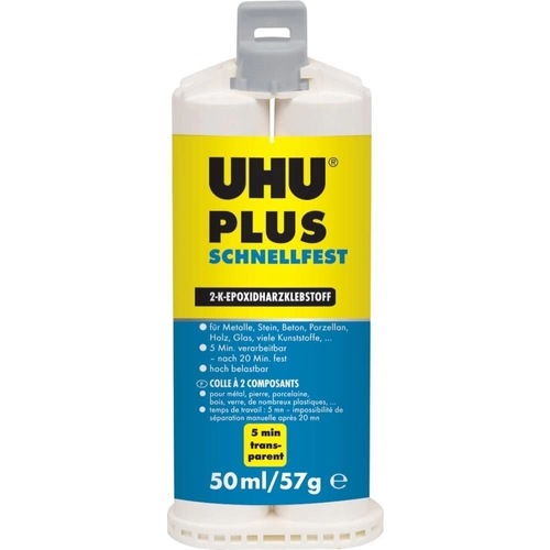 UHU PLUS SCHNELLFEST DK Kartusche 50ml - Artikel: 4026700457407 UHU PLUS SCHNELLFEST DK Kartusche 50ml - Artikel: 4026700457407