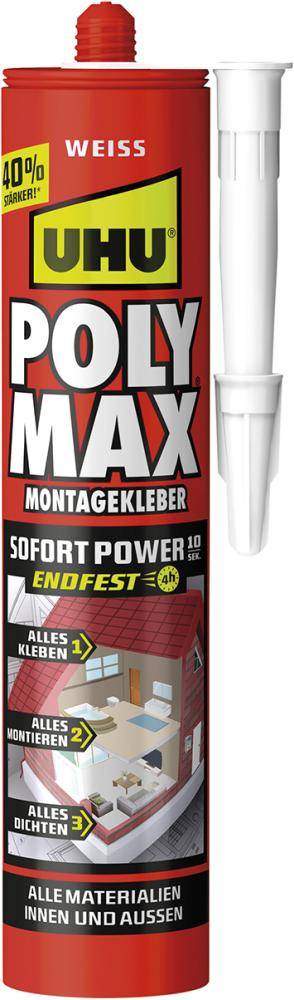UHU POLY MAX SOFORT POWERKartusche weiß 425g - Artikel: 4026700472301