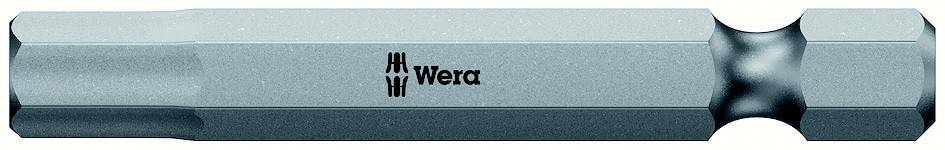 Wera Sechskant-Bithalter, silberfarbenes Metalltool mit schwarzem Wera-Logo in der Mitte des Schafts.