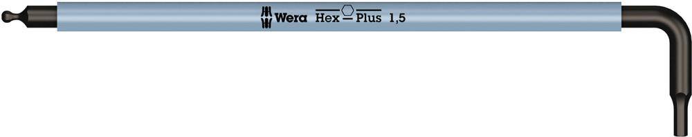 Winkelschraubendreher Multicolor mit Kugelkopf 1,5mm Wera