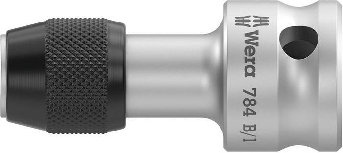 Verbindungsteil 784 B/1 4-kant3/8Zoll/6-kant1/4Zoll L.43mm Schnellwechselfutter