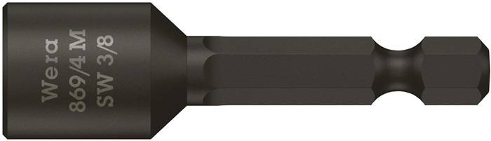 Steckschlüsseleinsatz 869/4M m.6-KT.-Antr.SW 9,4mm 3/8 Zoll L.50mm m.Magnet WERA