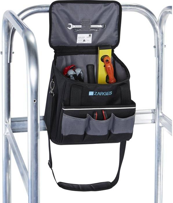 Werkzeugtasche max.Belastung 15kg Nylongewebe/Ku.-Boden m.Klippverschluß Zarges