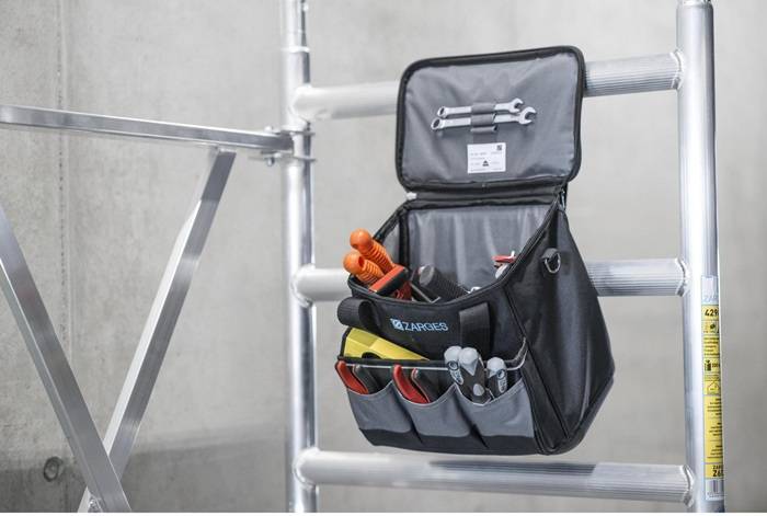 Werkzeugtasche max.Belastung 15kg Nylongewebe/Ku.-Boden m.Klippverschluß Zarges
