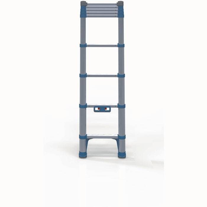 Teleskop-Sprossenanlegeleiter Compactstep L 9Sprossen L.0,76-2,66m ArbeitsH.3,4m