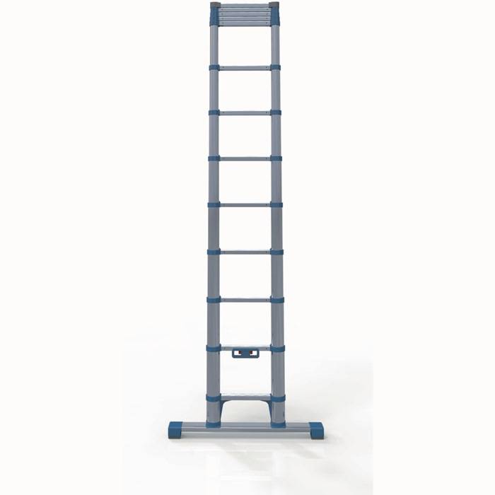 Teleskop-Sprossenanlegeleiter Compactstep L 13Sprossen L.0,88-3,8m ArbeitsH.4,5m