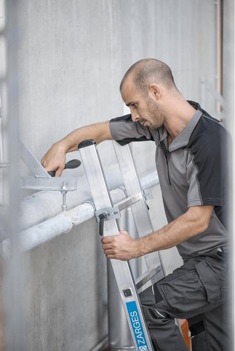 Einhängehaken Auflegehaken f.Führungsschiene 36mm f.Anlegeleitern Zarges