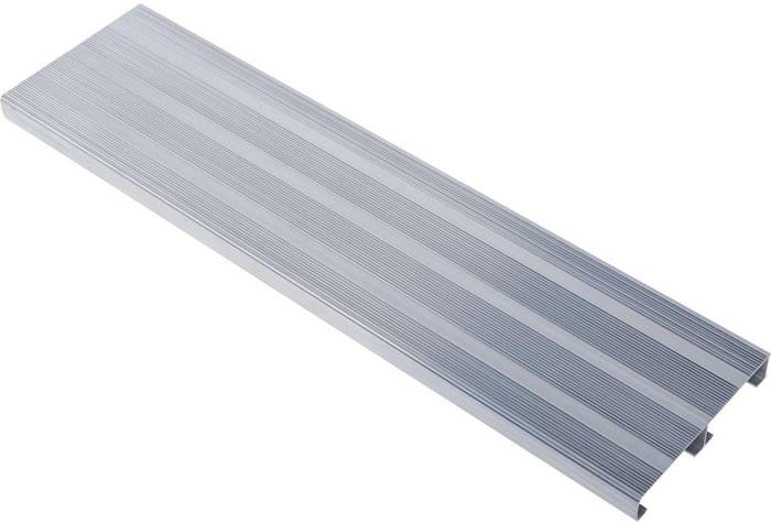 Treppe 11Stufen 45Grad H.2360mm LM m.Plattform Ausl.3100mm Stufen-B.600mm Zarges