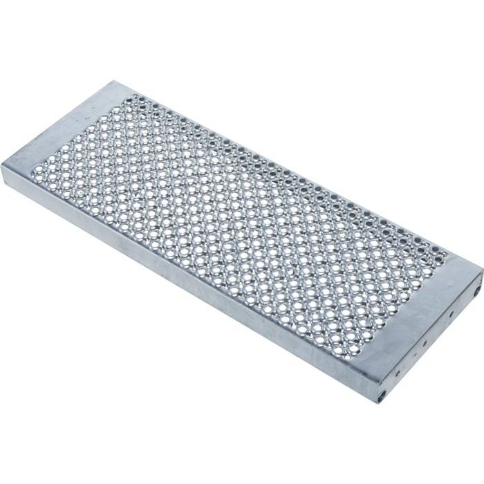Treppe 15Stufen 60Grad H.3750mm LM m.Plattform Ausl.2841mm Stufen-B1000mm Zarges