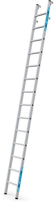 Sprossen-Regalleiter Stella LH 14Sprossen max.senkr.Einhäng-H.3,5-4,03m Zarges