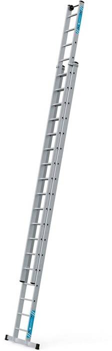 Schiebeleiter Everest 2E 2x18 Spr. L.5,2-9,13m Arbeits-H.9,75m G.27,5kg Zarges