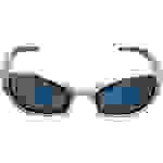 Schutzbrille FUEL EN 166-1FT Bügel platin,Scheibe blau,verspiegelt PC 3M