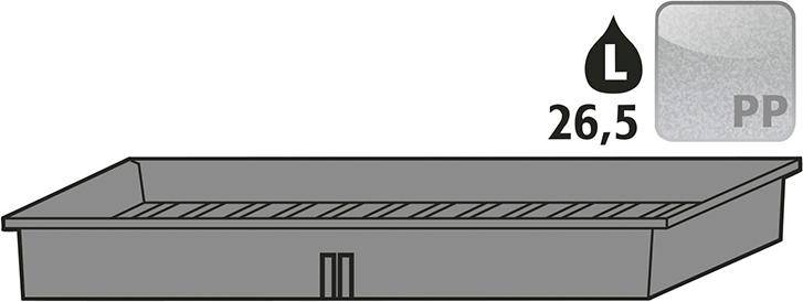 Auffangwanne PE 70x898x428 mm - Artikel: 7830108024