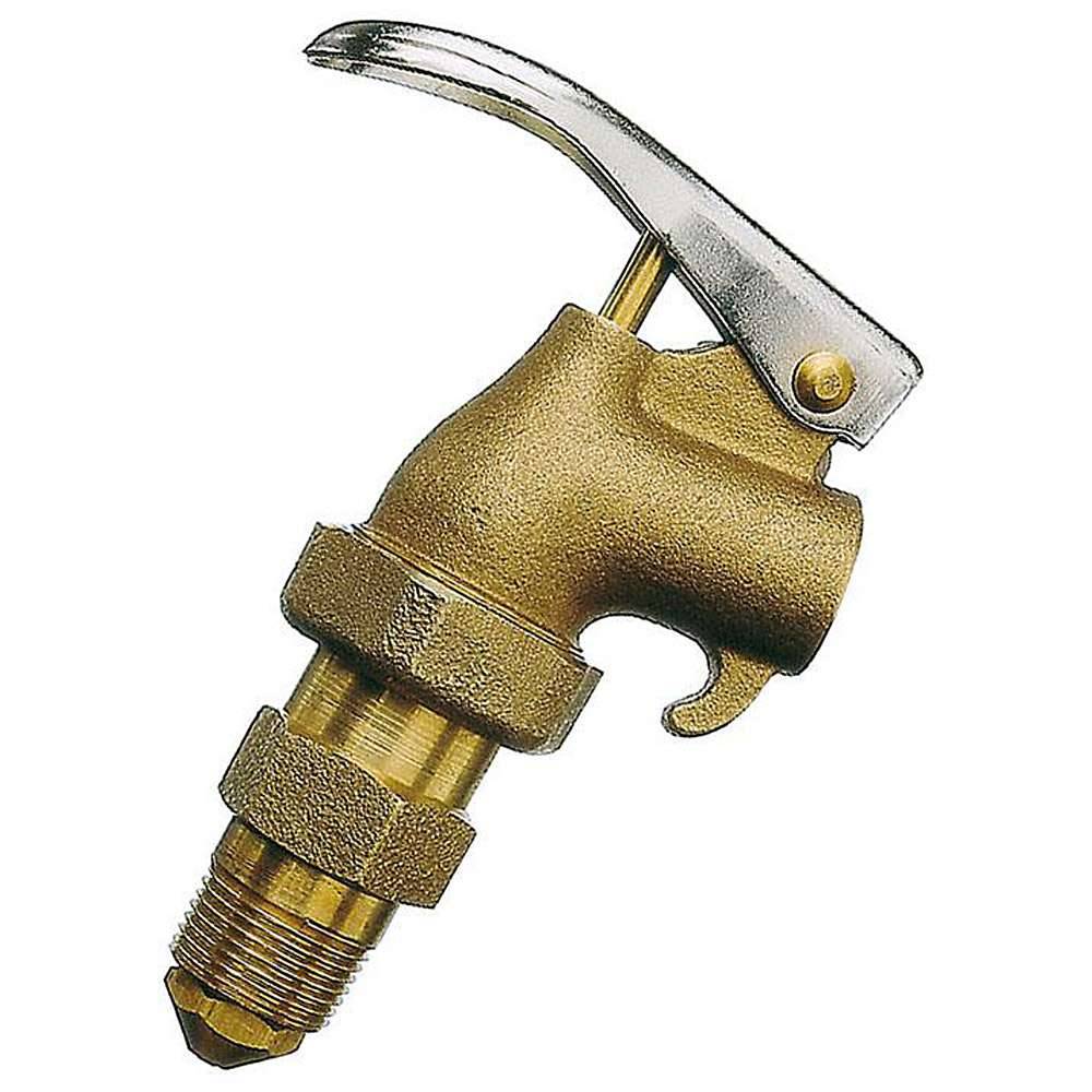 Zapfhahn - Messing - selbstschließend - Flammsperre - Anschlussgewinde G 3/4"