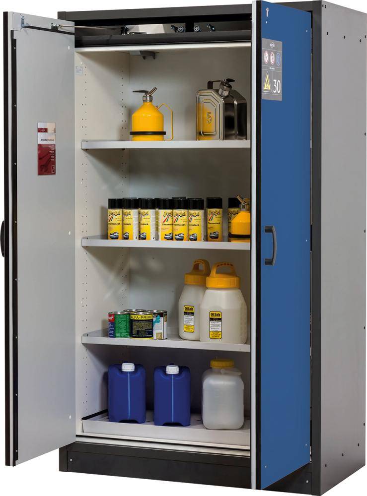 Schrank Q-Classic-30 1164x1947 2Tür.3FB,Blau