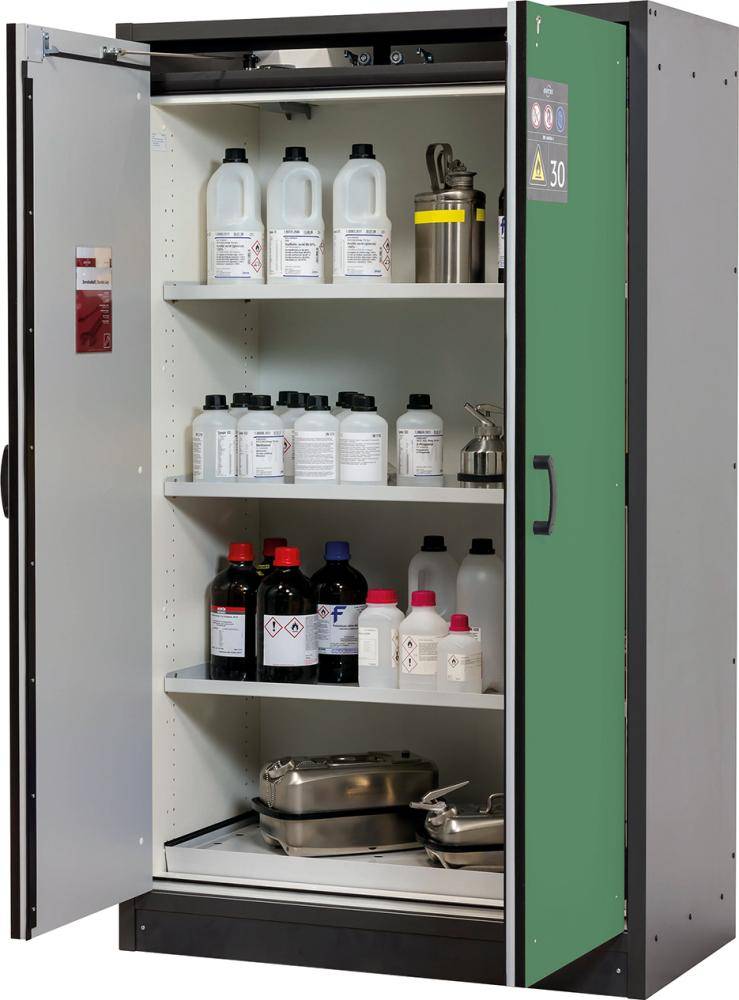 Schrank Q-Classic-30 1164x1947 2Tür.3FB,Grün