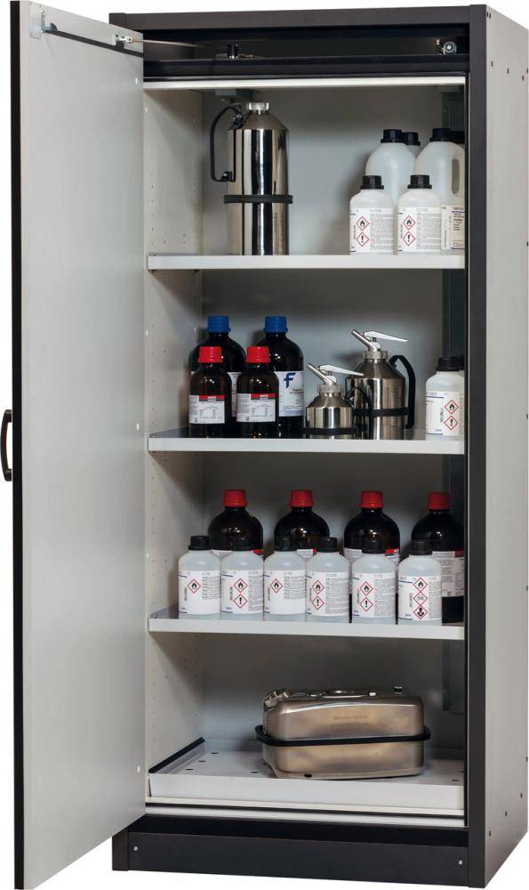 Schrank Q-Classic-30 864x1947 1Tür 3FB,Weiß