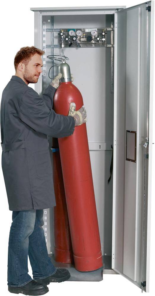 Druckgasflaschenschrank einwandig 2 x 50 Liter - Artikel: 7830101964