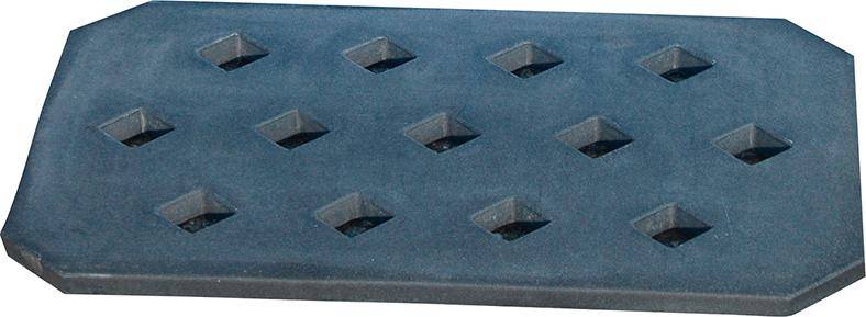 Lochrost LR-PE 20, aus robustem Polyethylen, Ausführung in schwarz