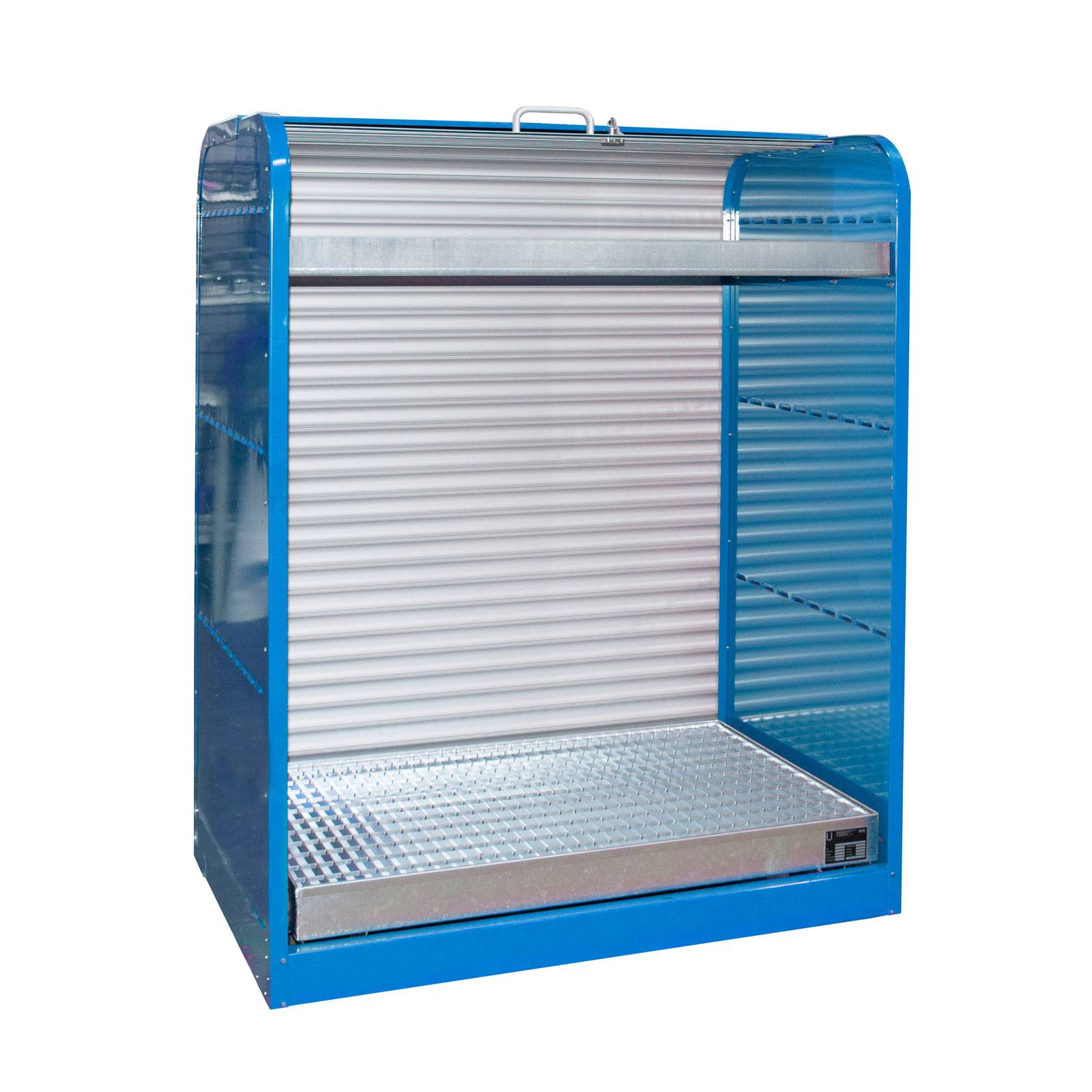 Gefahrstoff-Rollladenschrank RSG-3, lackiert, Lichtblau