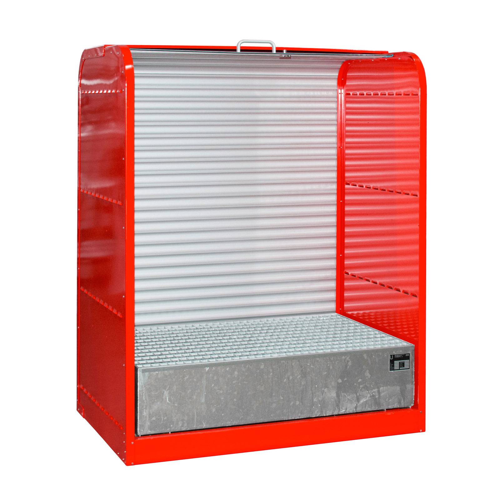 Gefahrstoff-Rollladenschrank RSG-1, lackiert, Feuerrot