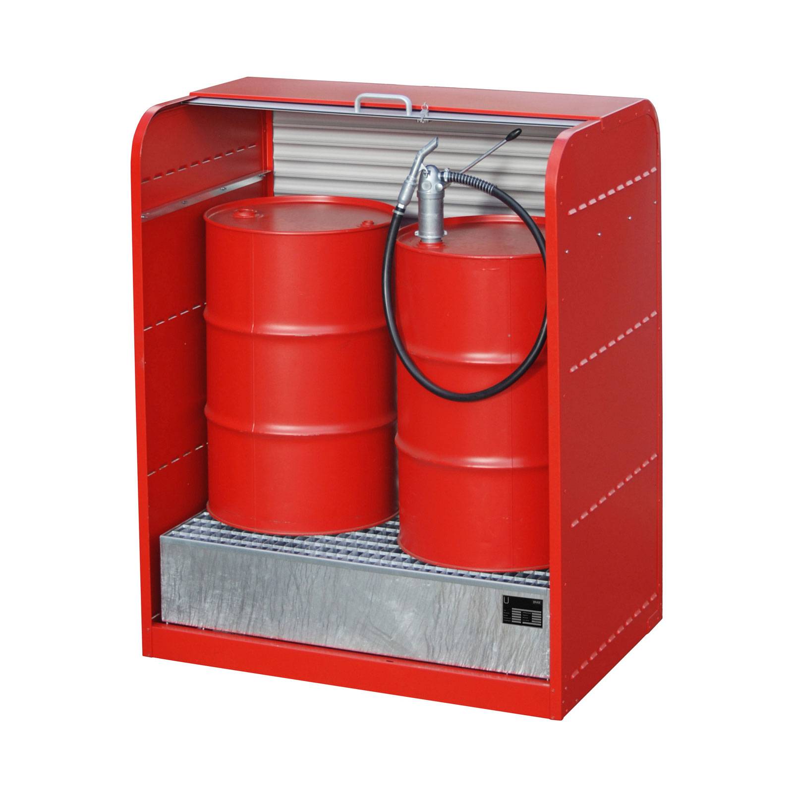 Gefahrstoff-Rollladenschrank RSG-1, lackiert, Feuerrot