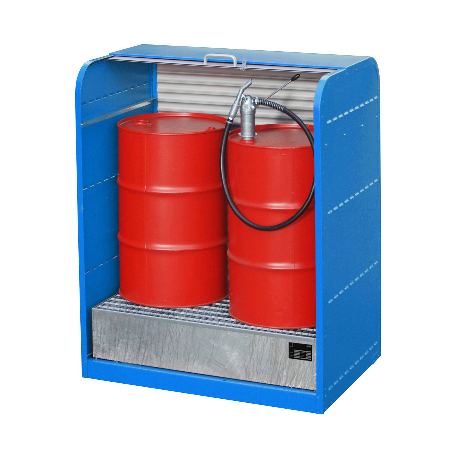 Gefahrstoff-Rollladenschrank RSG-1, lackiert, Lichtblau