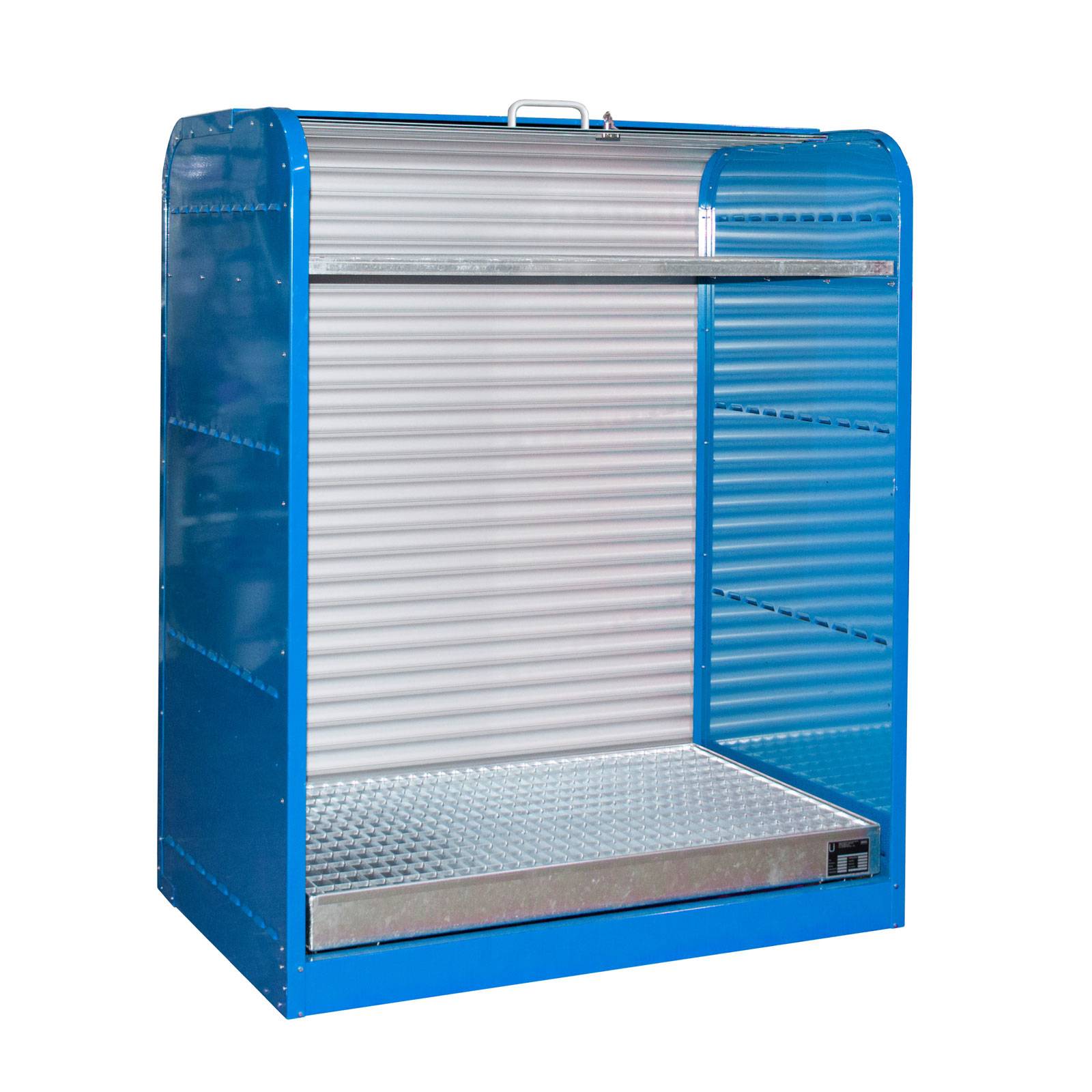 Gefahrstoff-Rollladenschrank RSG-2, lackiert, Lichtblau