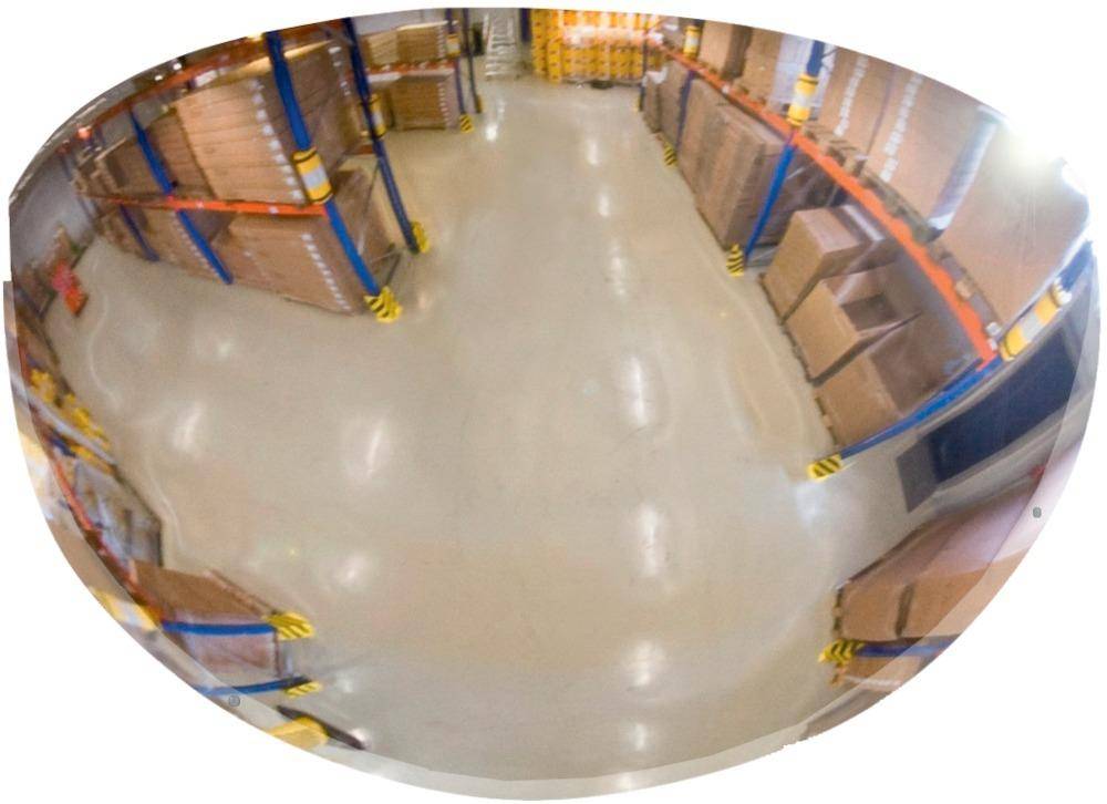 Panoramaspiegel 180 Grad Viertelkugel D800 mm für Innen