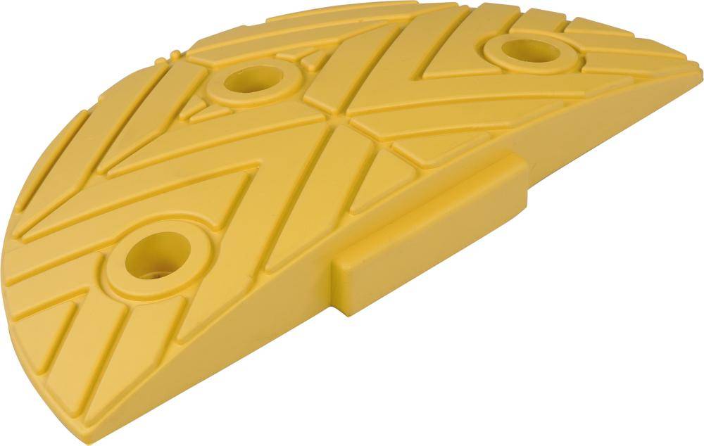 Fahrbahnschwelle Anfangsstück gelb B250xT420xH70 mm - Artikel: 7830105688