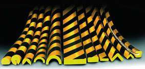 Flächenschutz Typ D, Zuschnitt gelb/schwarz selbstklebend - Artikel: 7830105729