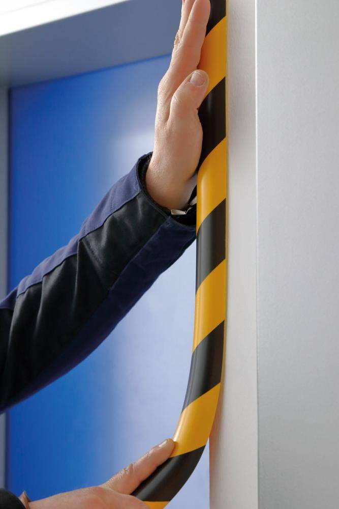 Kantenschutz Typ G, Zuschnitt mm gelb/schwarz selbstklebend - Artikel: 7830105720