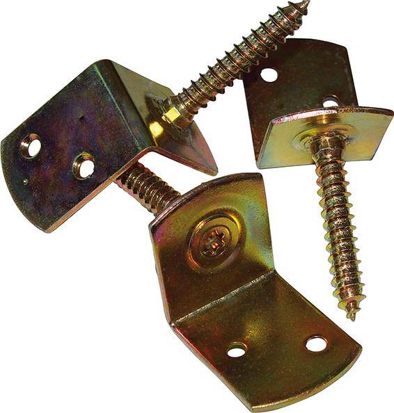 Flechtzaunbeschlag verzinkt gelb TX