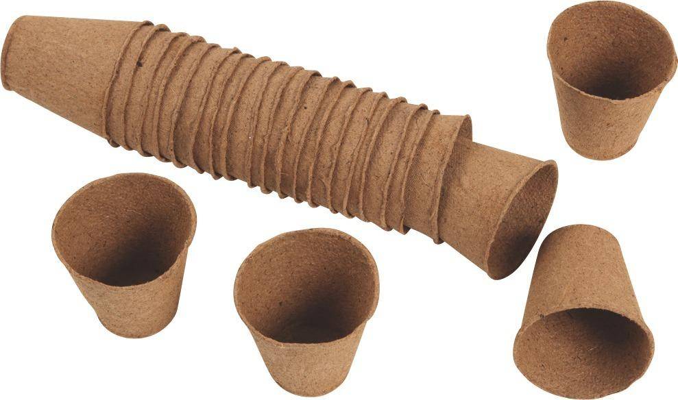 Anzuchttöpfe 6cm 24 Stk. Rund