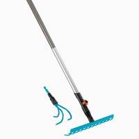 Gardena 3004, Galvanisiertes Stahl, Holz, Grau, 2 Stück(e)