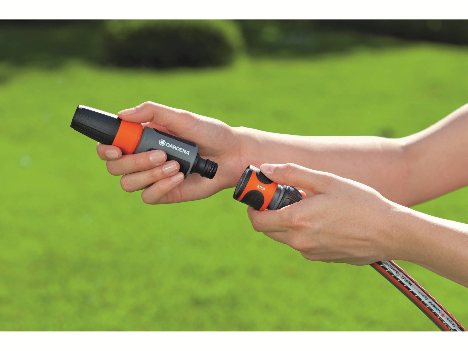 Gardena 18288-20 Gartenspritze mit Anschluss-Set