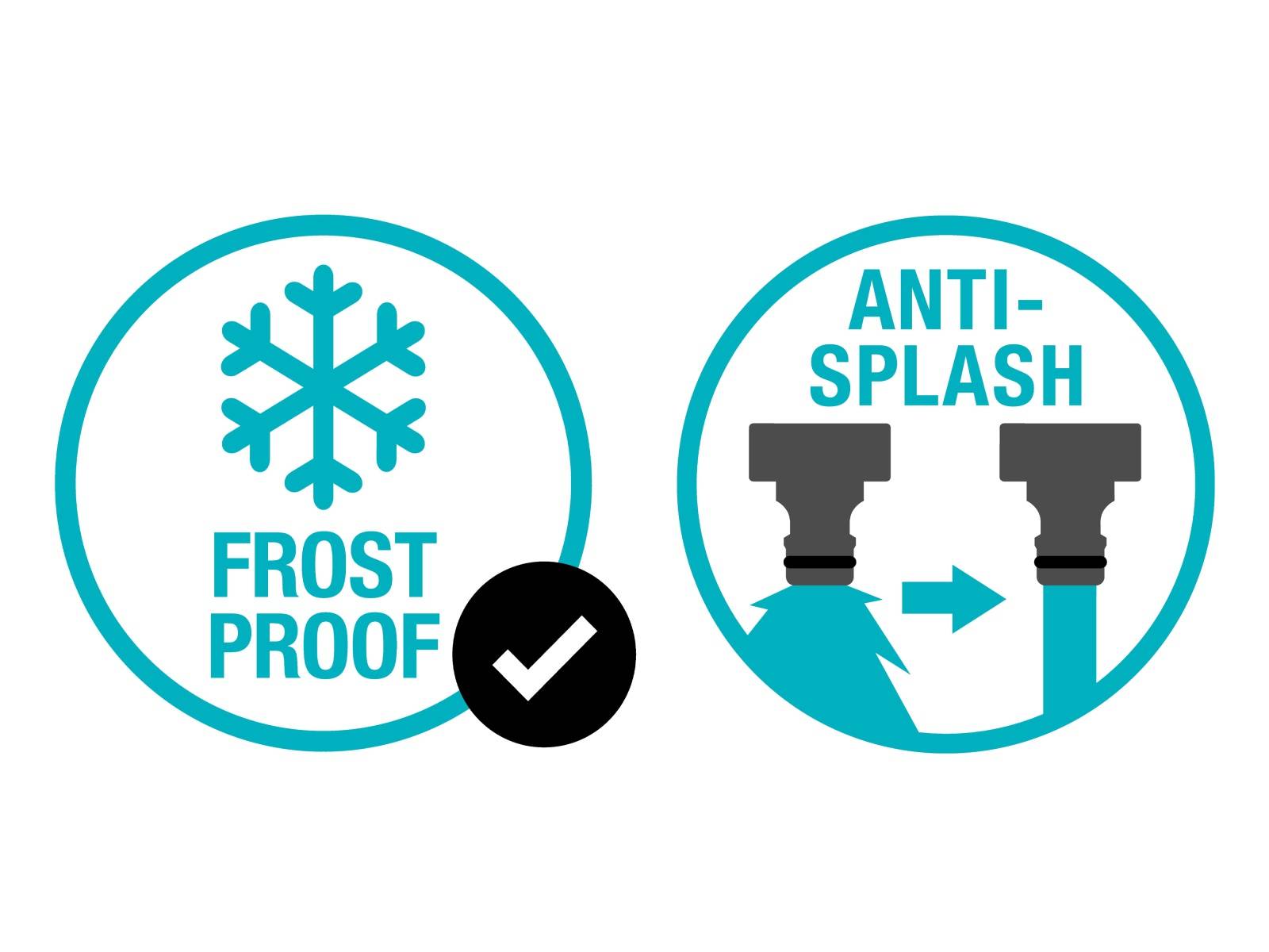 GARDENA Hahnstück 18240-20, Metall, 16,7 mm (3/8") auf 21 mm (G 1/2")