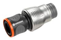 Gardena 18256-20, Schlauchanschluss, 3/4"", Metall, Kunststoff, Schwarz, Grau, Metallisch