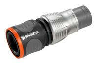 Gardena 18255-20, Schlauchanschluss, 1/2"", Metall, Kunststoff, Schwarz, Grau, Metallisch
