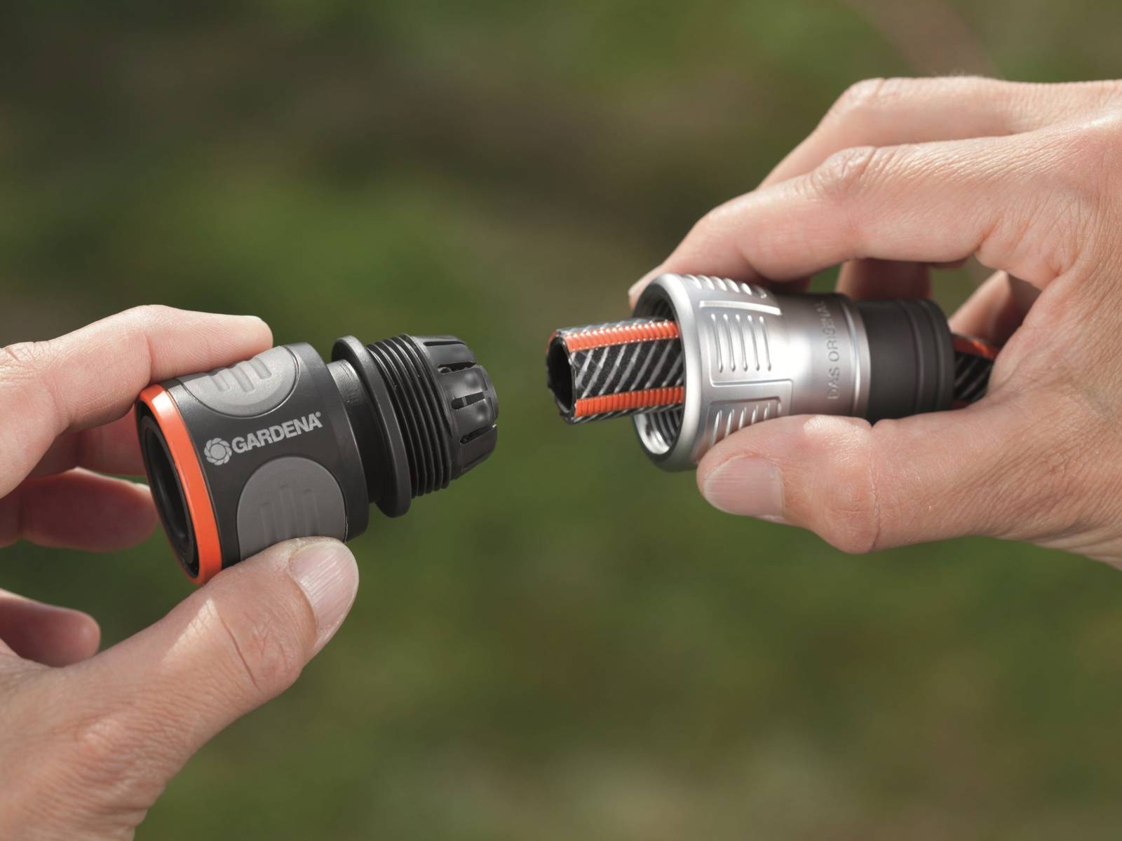 GARDENA Schlauchverbinder 18255-20 Premium, 13 mm (1/2") und 15 mm (5/8")