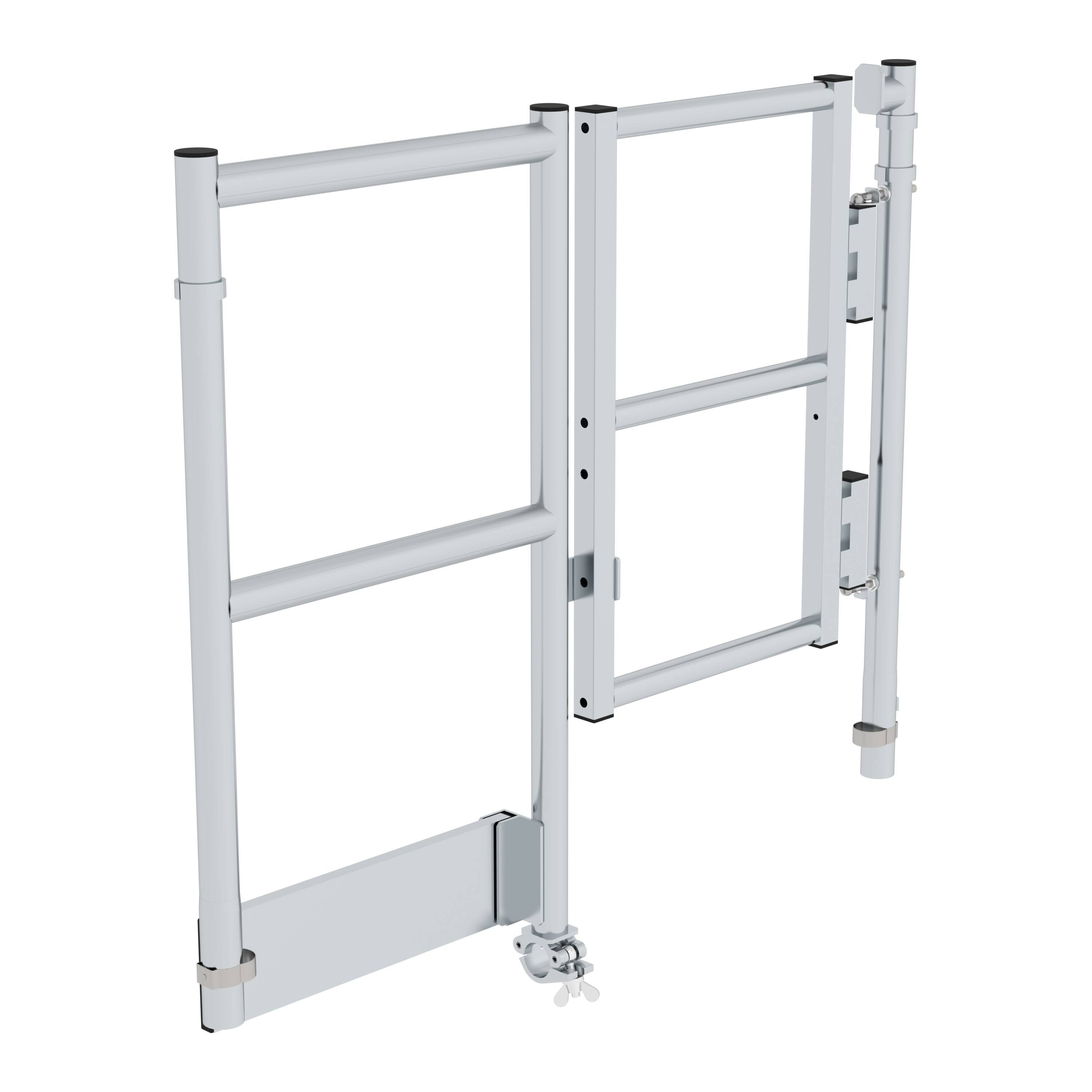 Munk Sicherungstüre stirnseitig Aufsteckrahmen 1,35