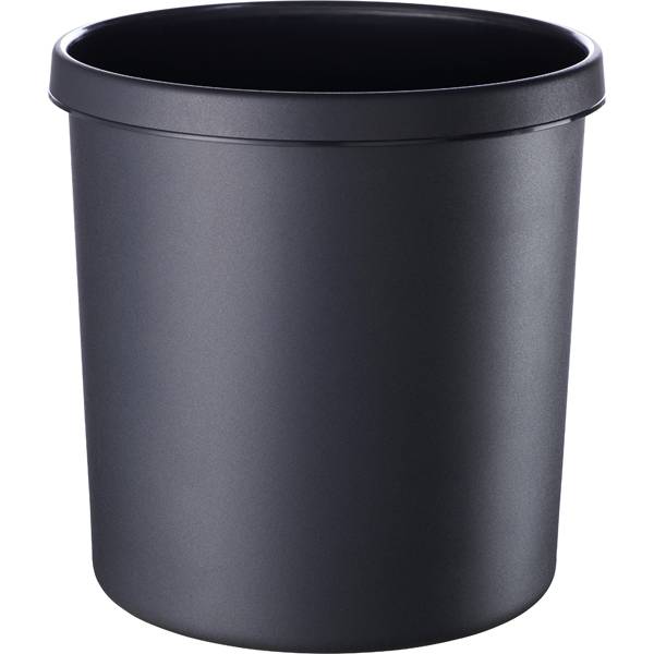 Helit Papierkorb 18l schwarz schwer entflammbar 18 l Volumen