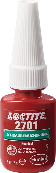 Schraubensicherung 2701 5 ml hf.nv.grün Flasche LOCTITE